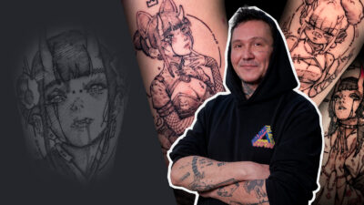 How To Create A Sketch-Style Anime Tattoo with Julien