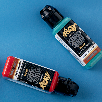 Bottles of Kuro Sumi Imperial tattoo ink