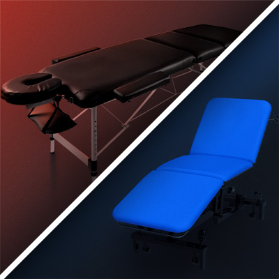 Killer Ink and Plinth tattoo bed