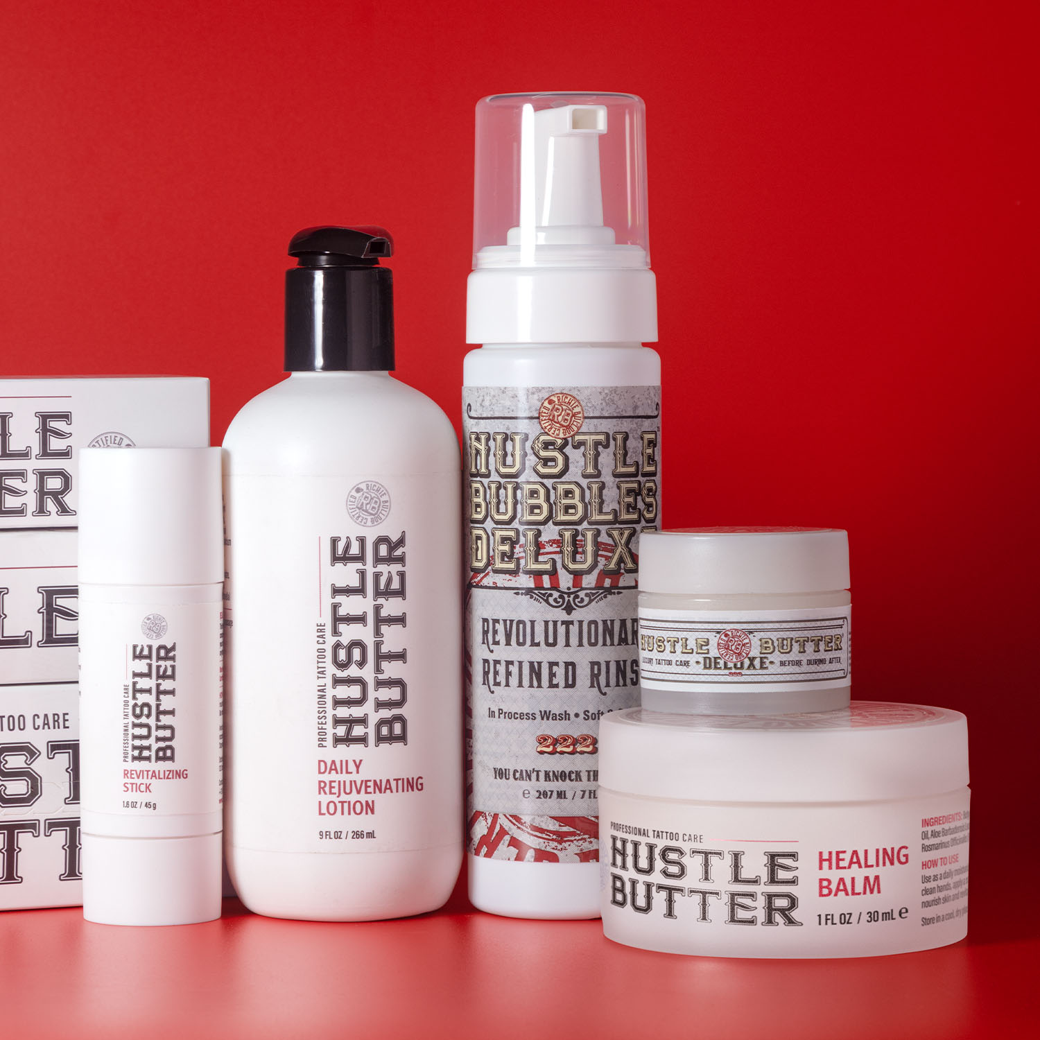 Hustle Butter hygiene and aftercare essentials