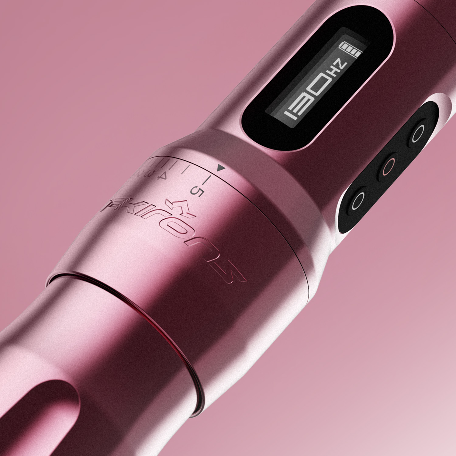 En rosa FK Irons-tatueringsmaskin